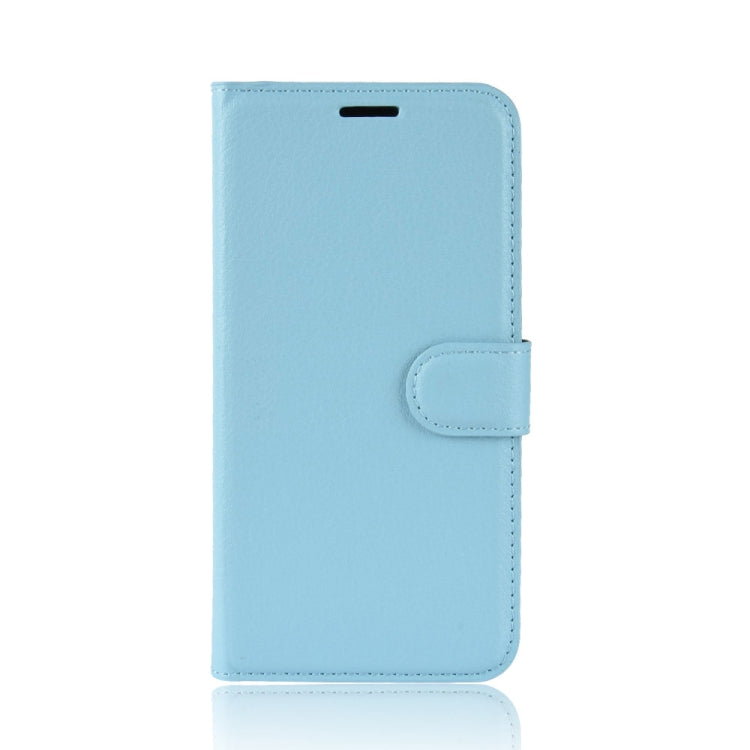 Litchi Texture Horizontal Flip Leather Case for Galaxy J8 (2018) (EU Version), with Wallet & Holder & Card Slots