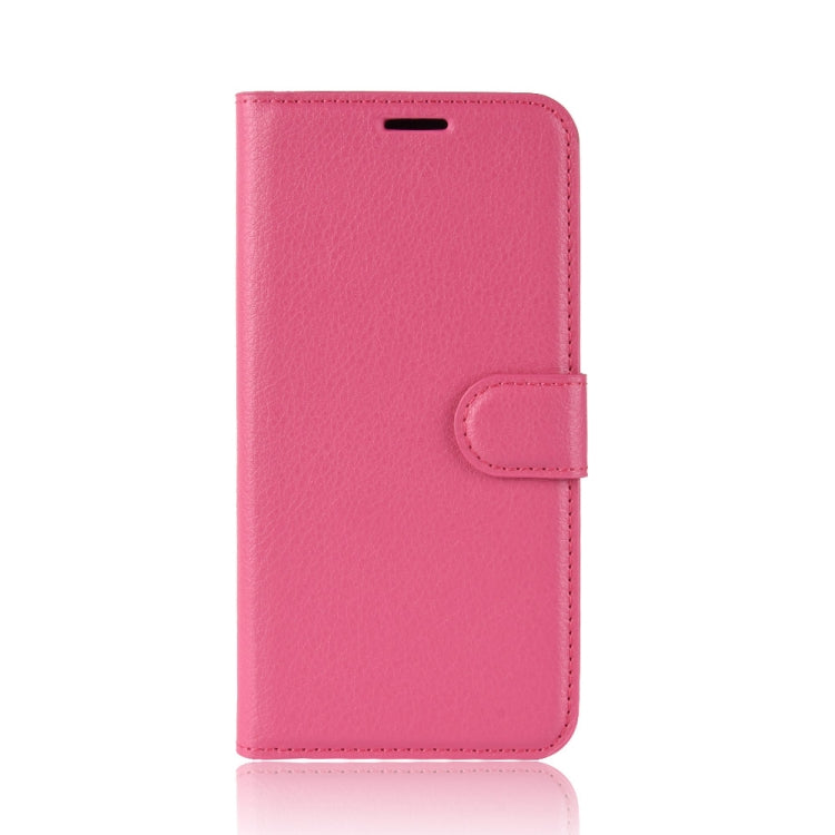 Litchi Texture Horizontal Flip Leather Case for Galaxy J8 (2018) (EU Version), with Wallet & Holder & Card Slots