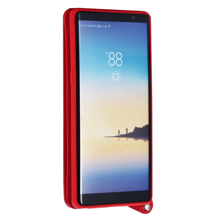 For Galaxy Note 8 Protective Back Case Cover with Card Slot & Photo Frame & Holder & Mirror