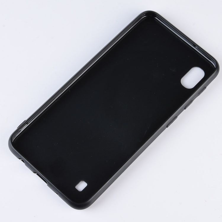 Shockproof Sheep Skin PC + PU + TPU Case for Galaxy A10 (Black)