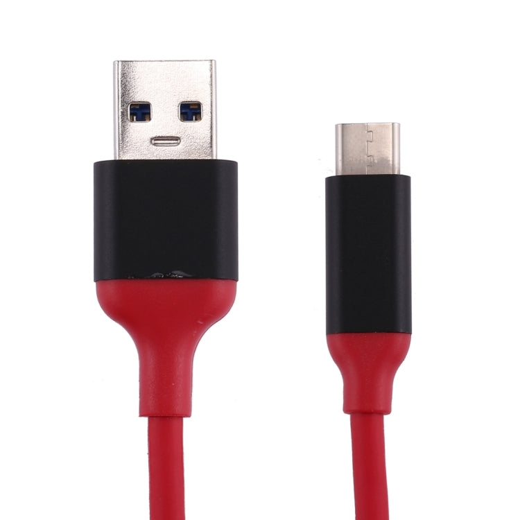 1m Aluminum Alloy Head USB-C / Type-C 3.1 to USB 3.0 Data / Charger Cable(Red)
