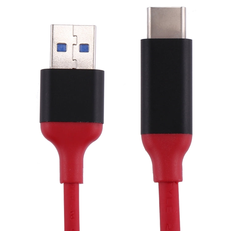 1m Aluminum Alloy Head USB-C / Type-C 3.1 to USB 3.0 Data / Charger Cable(Red)