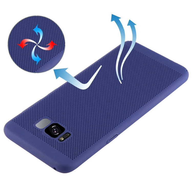 For Galaxy S8 + / G955 Lightweight Breathable Full Coverage PC Shockproof Protective Back Cover Case