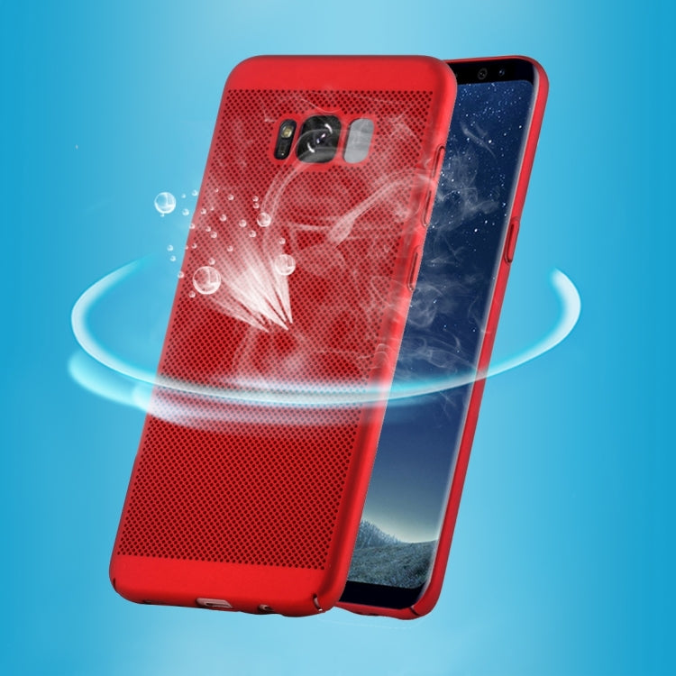 For Galaxy S8 + / G955 Lightweight Breathable Full Coverage PC Shockproof Protective Back Cover Case