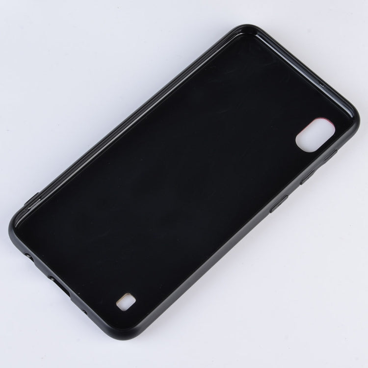 Shockproof Color Matching Denim PC + PU + TPU Case for Galaxy A10