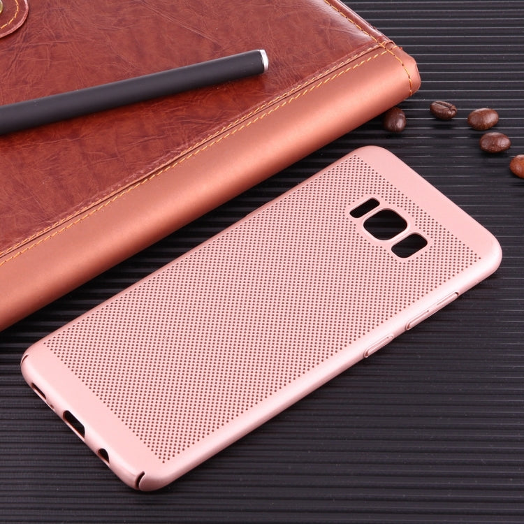 For Galaxy S8 Lightweight Breathable Full Coverage PC Shockproof Protective Back Cover Case