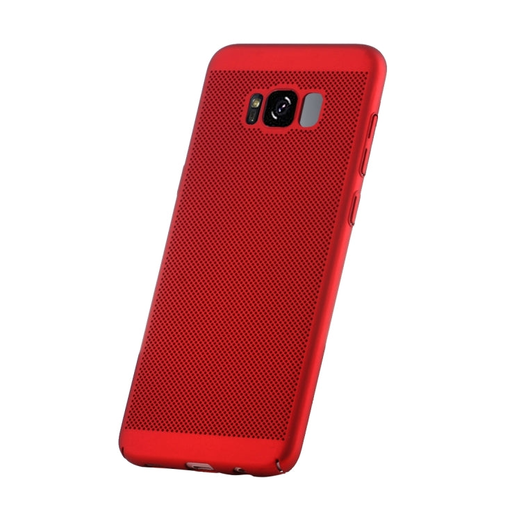 For Galaxy S8 Lightweight Breathable Full Coverage PC Shockproof Protective Back Cover Case