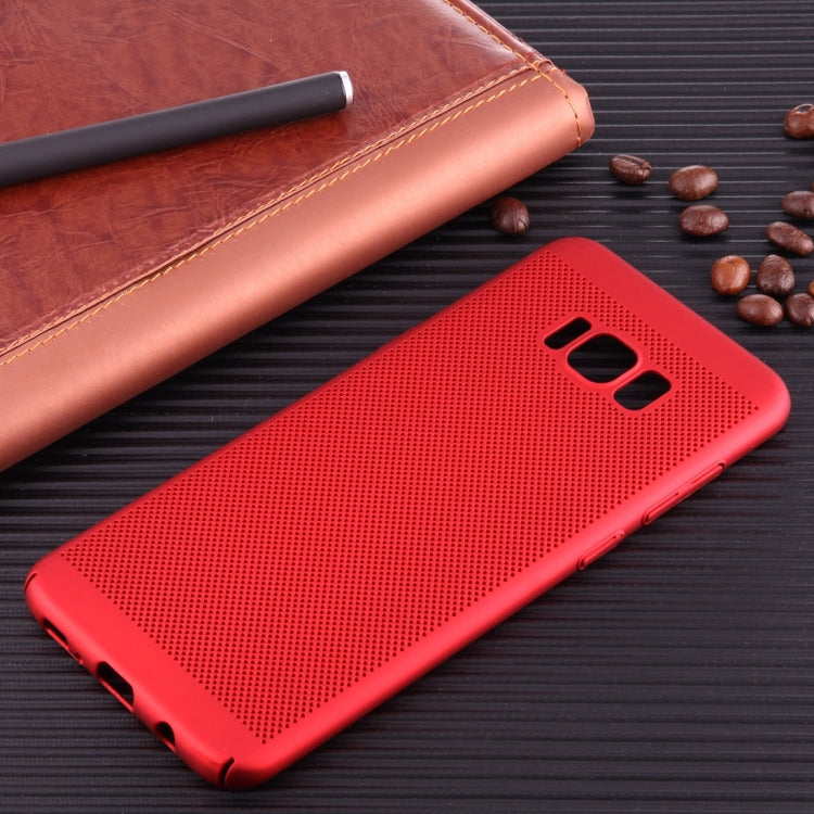 For Galaxy S8 Lightweight Breathable Full Coverage PC Shockproof Protective Back Cover Case