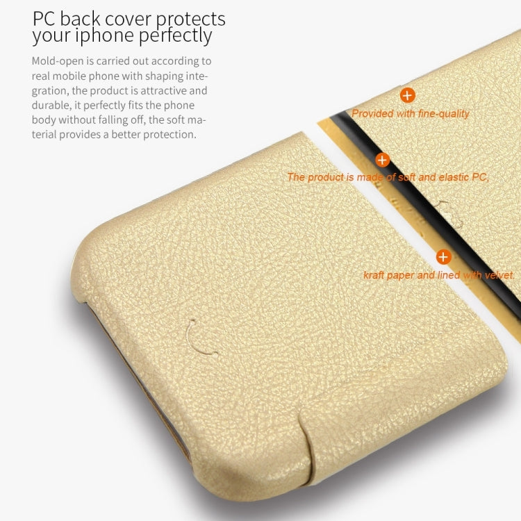 Lenuo for Galaxy A3 (2017) / A320 PU+PC Litchi Texture Horizontal Flip Leather Case with Card Slots