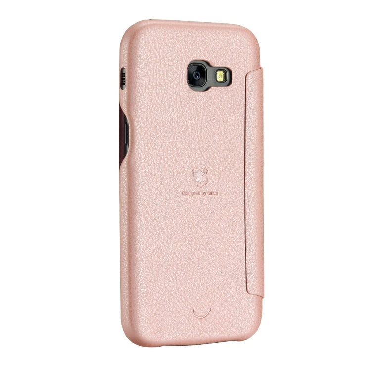 Lenuo for Galaxy A3 (2017) / A320 PU+PC Litchi Texture Horizontal Flip Leather Case with Card Slots