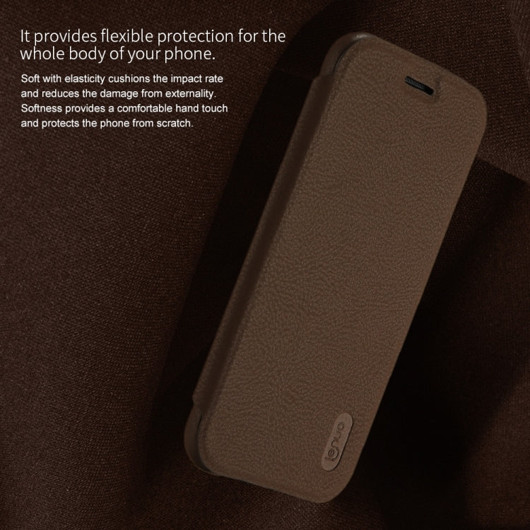 Lenuo for Galaxy A7 (2017) / A720 PU+PC Litchi Texture Horizontal Flip Leather Case with Card Slots