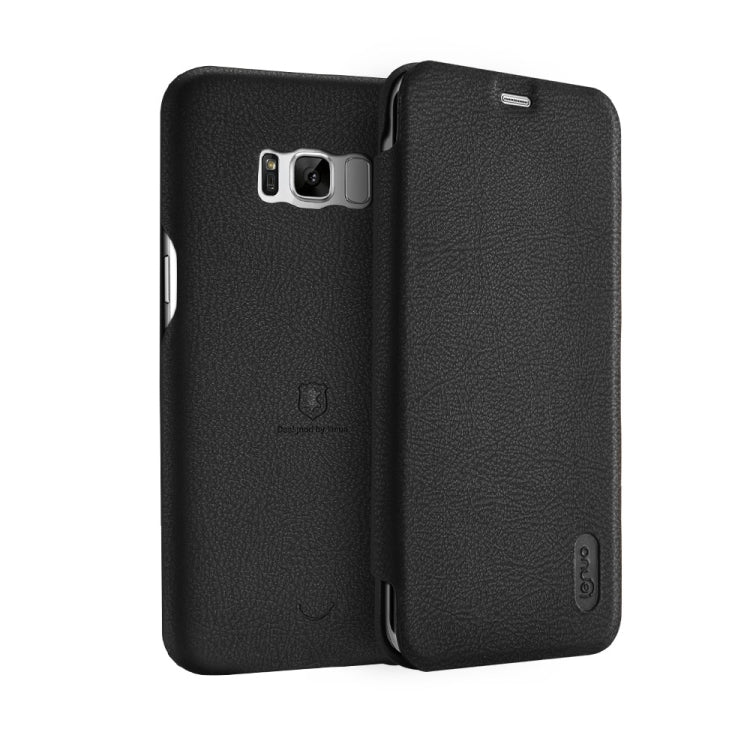 Lenuo for Galaxy S8 PU+PC Litchi Texture Horizontal Flip Leather Case