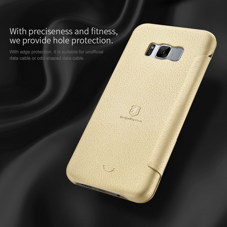 Lenuo for Galaxy S8 PU+PC Litchi Texture Horizontal Flip Leather Case