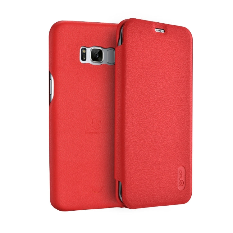 Lenuo for Galaxy S8 PU+PC Litchi Texture Horizontal Flip Leather Case