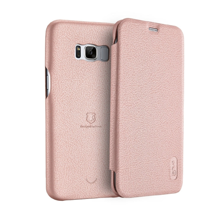 Lenuo for Galaxy S8 PU+PC Litchi Texture Horizontal Flip Leather Case