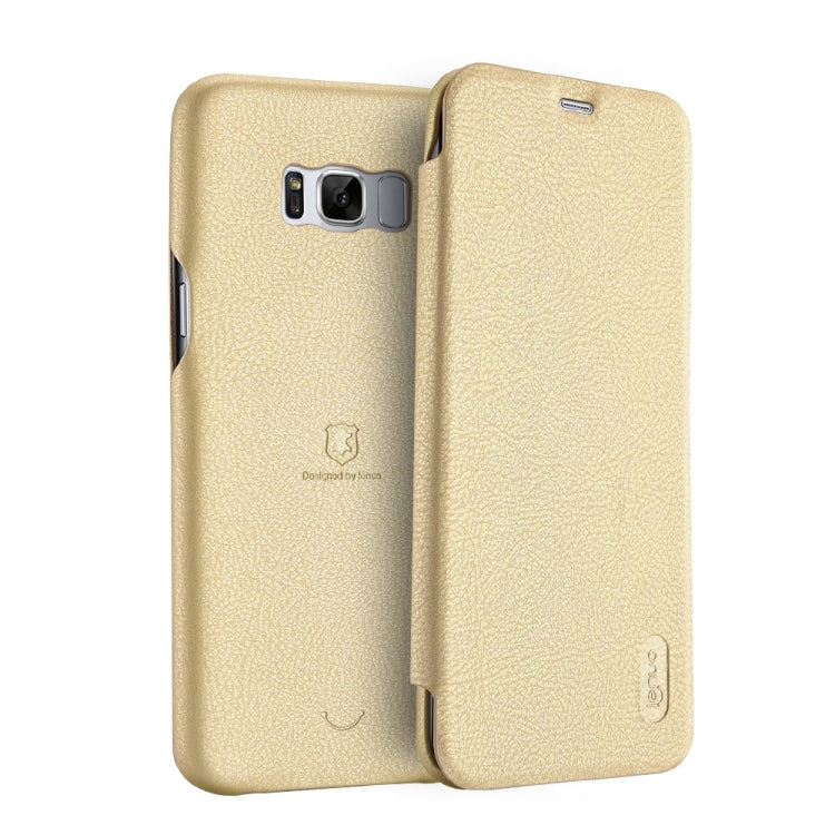 Lenuo for Galaxy S8 + / G955 PU+PC Litchi Texture Horizontal Flip Leather Case
