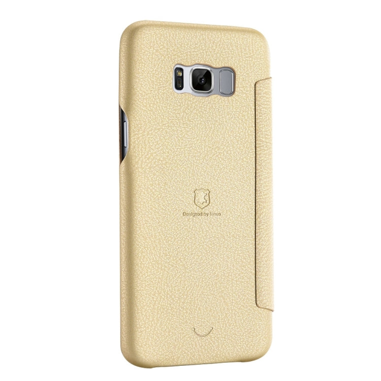 Lenuo for Galaxy S8 + / G955 PU+PC Litchi Texture Horizontal Flip Leather Case