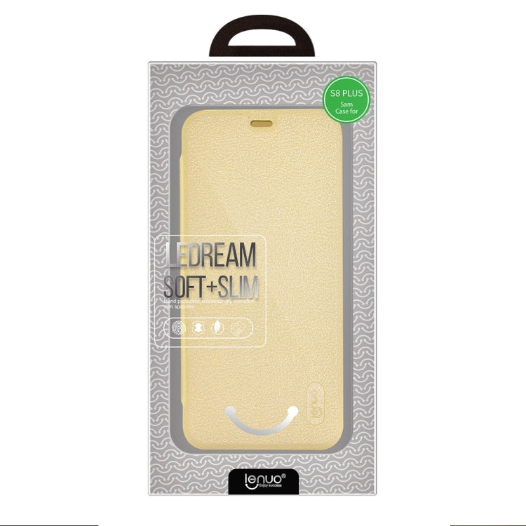 Lenuo for Galaxy S8 + / G955 PU+PC Litchi Texture Horizontal Flip Leather Case