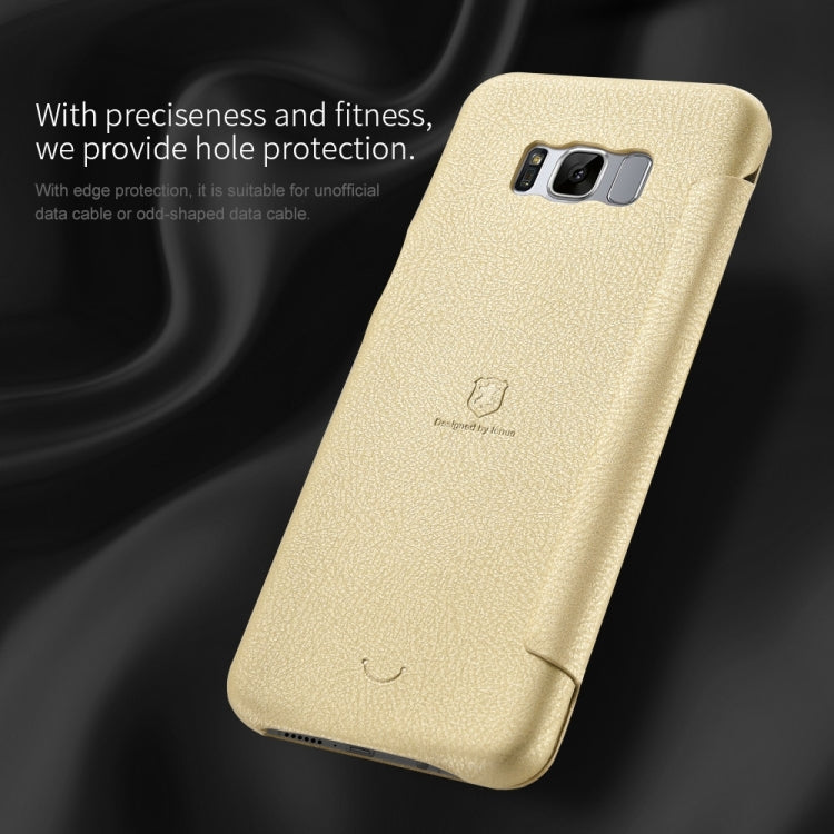 Lenuo for Galaxy S8 + / G955 PU+PC Litchi Texture Horizontal Flip Leather Case
