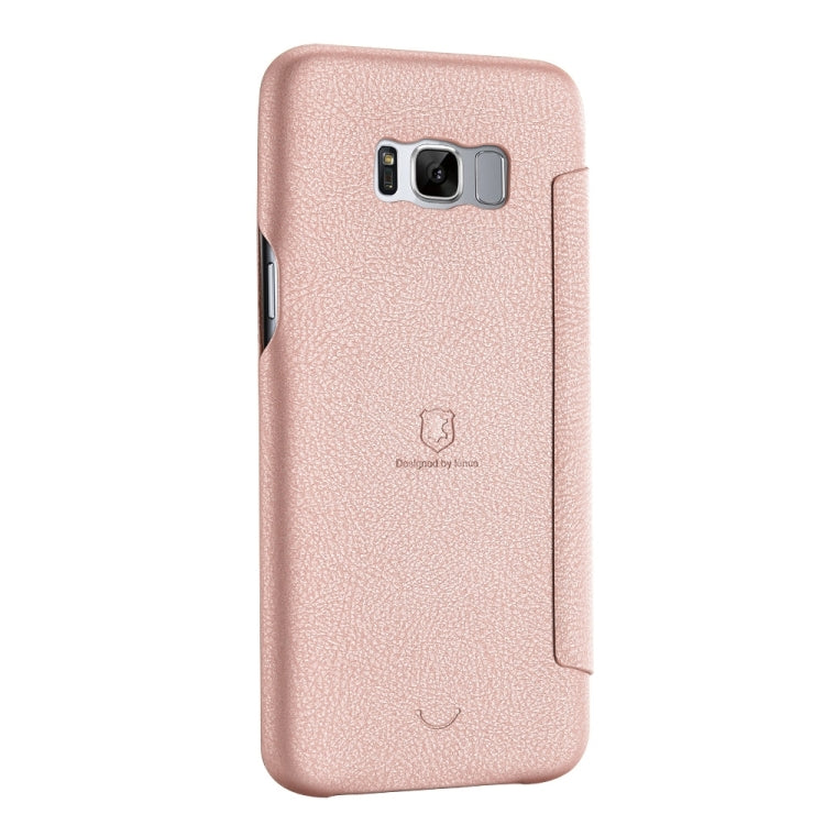 Lenuo for Galaxy S8 + / G955 PU+PC Litchi Texture Horizontal Flip Leather Case