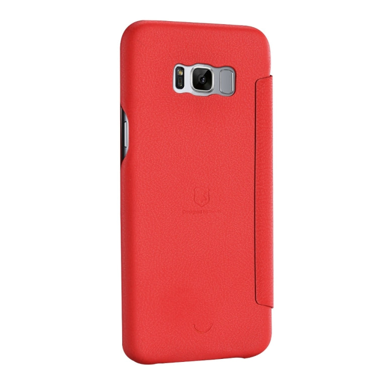 Lenuo for Galaxy S8 + / G955 PU+PC Litchi Texture Horizontal Flip Leather Case