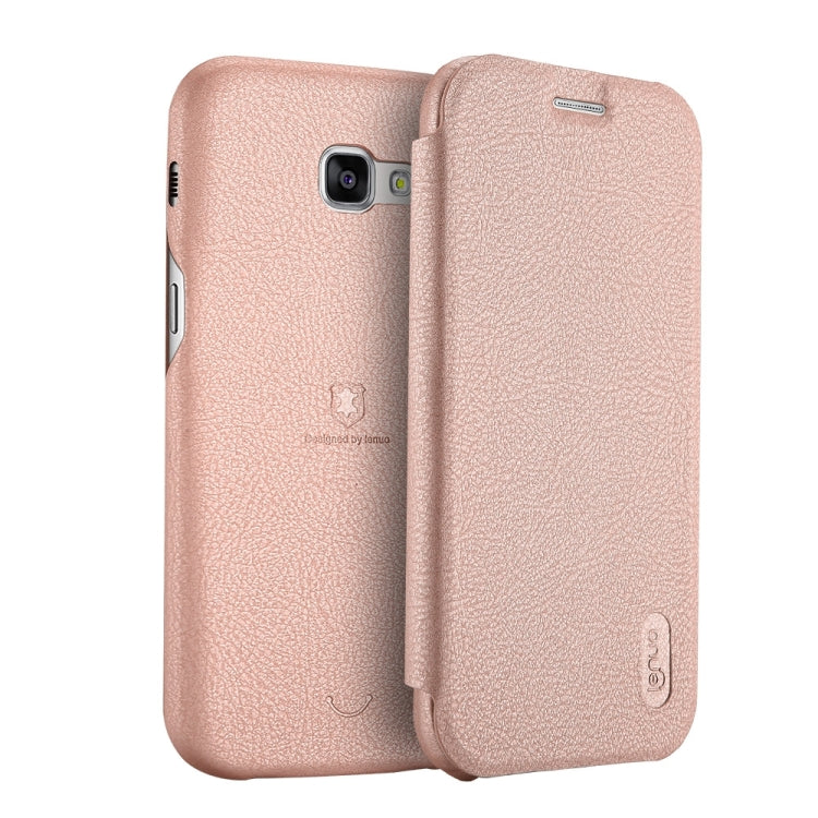 Lenuo for Galaxy A5 (2017) / A520 PU+PC Litchi Texture Horizontal Flip Leather Case with Card Slots