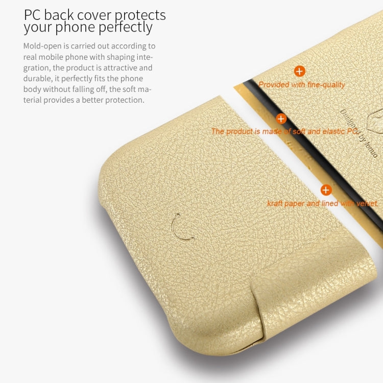 Lenuo for Galaxy A5 (2017) / A520 PU+PC Litchi Texture Horizontal Flip Leather Case with Card Slots