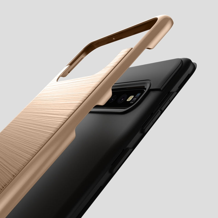 Brushed Texture PC + TPU Protective Case for Galaxy S10+