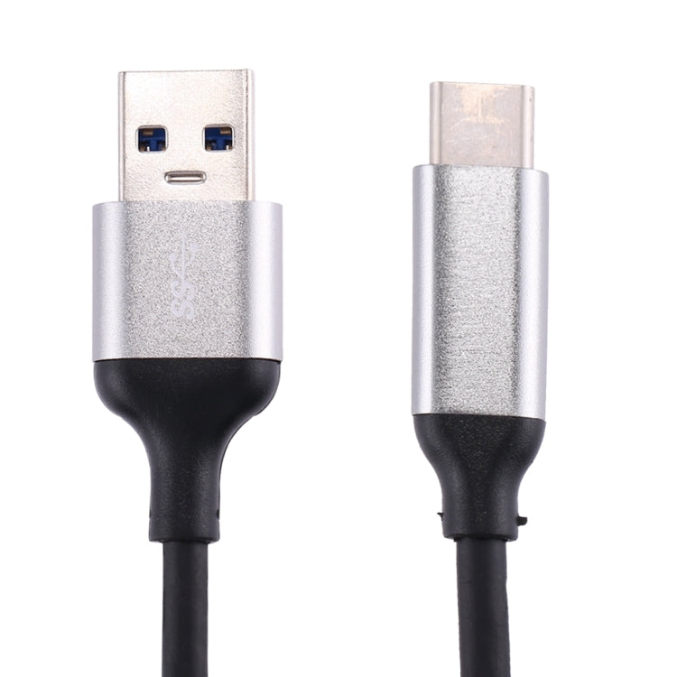1m Aluminum Alloy Head USB-C / Type-C 3.1 to USB 3.0 Data / Charger Cable , For Galaxy S8 & S8 + / LG G6 / Huawei P10 & P10 Plus / Oneplus 5 / Xiaomi Mi6 & Max 2 /and other Smartphones(Black)