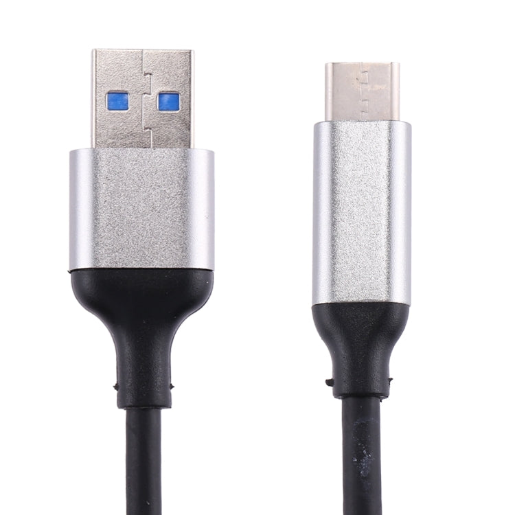1m Aluminum Alloy Head USB-C / Type-C 3.1 to USB 3.0 Data / Charger Cable , For Galaxy S8 & S8 + / LG G6 / Huawei P10 & P10 Plus / Oneplus 5 / Xiaomi Mi6 & Max 2 /and other Smartphones(Black)
