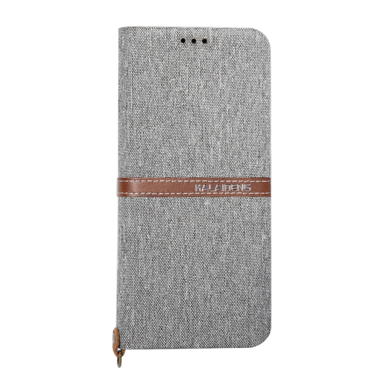 KALAIDENG FUNWEAR X Series for Galaxy S8 Linen Leather + TPU Horizontal Flip Leather Case with Card Slots & Holder & Lanyard