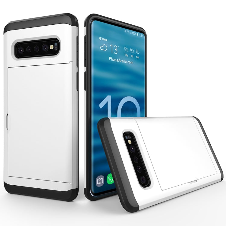 Shockproof Rugged Armor Protective Case for Galaxy S10, with Card Slot