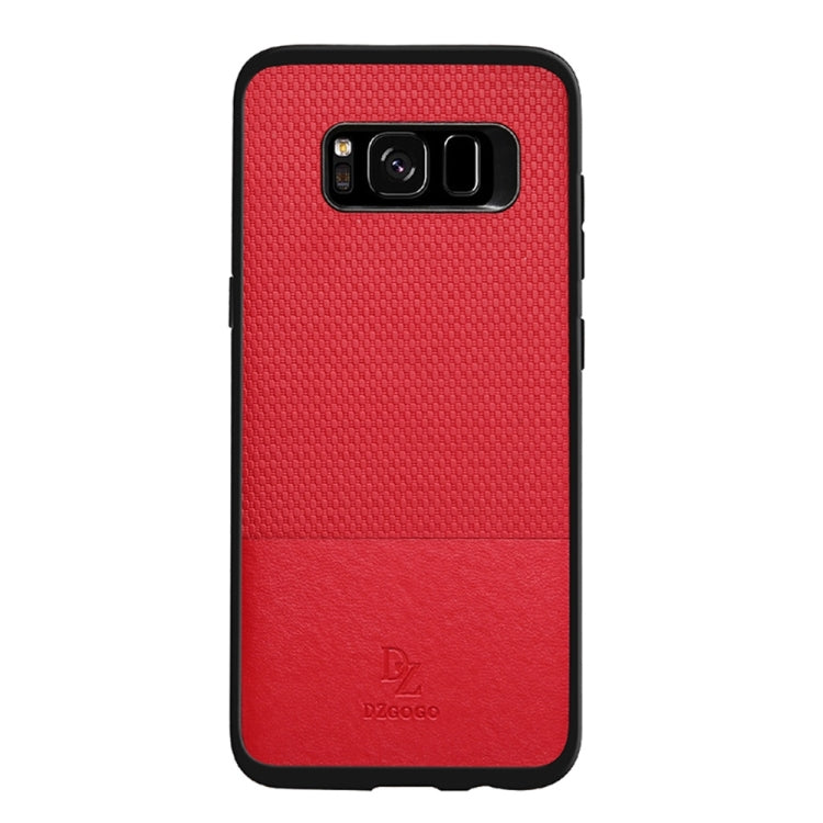 DZGOGO LUXURY Series for Galaxy S8 TPU + PC Business Style Leatherwear Impact Combination Protection Case(Red)