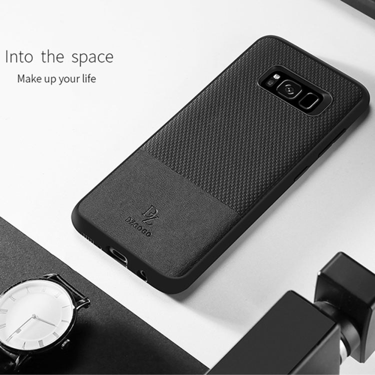 DZGOGO LUXURY Series for Galaxy S8 TPU + PC Business Style Leatherwear Impact Combination Protection Case(Red)