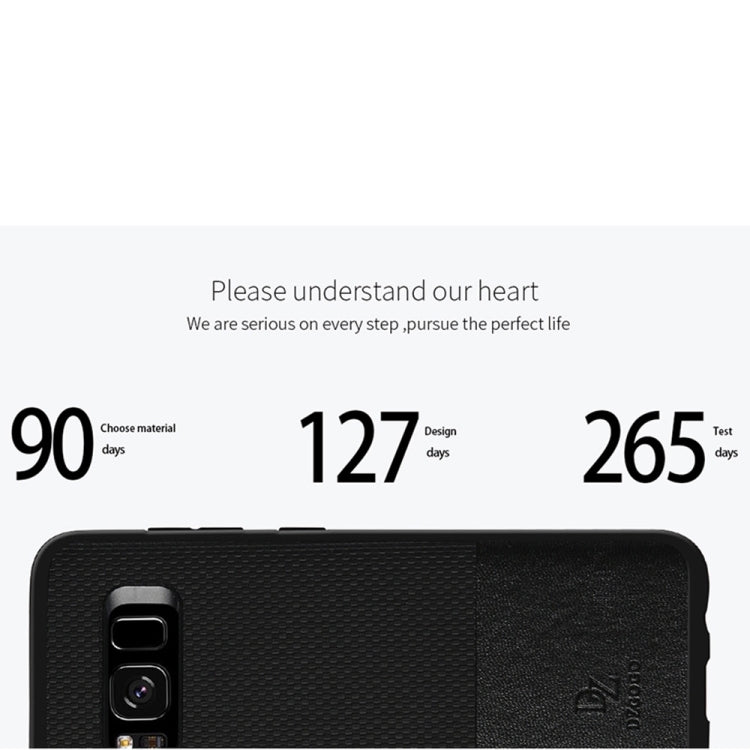 DZGOGO LUXURY Series for Galaxy S8 + / G955 TPU + PC Business Style Leatherwear Impact Combination Protection Case