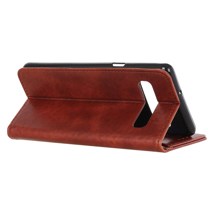 Magnetic Retro Crazy Horse Texture Horizontal Flip Leather Case for Galaxy S10, with Holder & Card Slots & Wallet