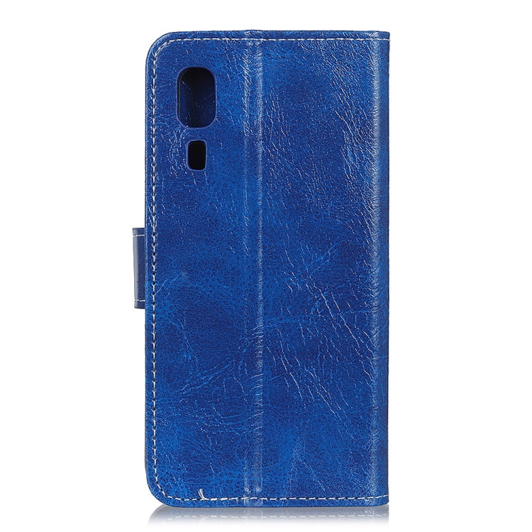 Retro Crazy Horse Texture Horizontal Flip Leather Case for Galaxy A2 Core, with Holder & Card Slots & Wallet & Photo Frame