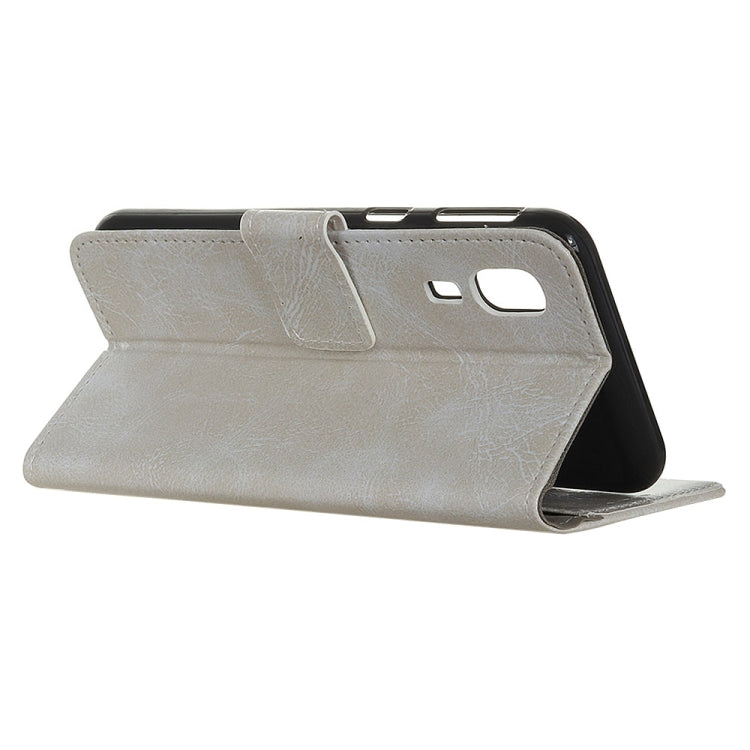 Retro Crazy Horse Texture Horizontal Flip Leather Case for Galaxy A2 Core, with Holder & Card Slots & Wallet & Photo Frame