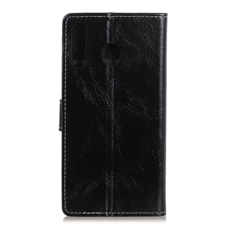 Retro Crazy Horse Texture Horizontal Flip Leather Case for Galaxy A60, with Holder & Card Slots & Wallet & Photo Frame
