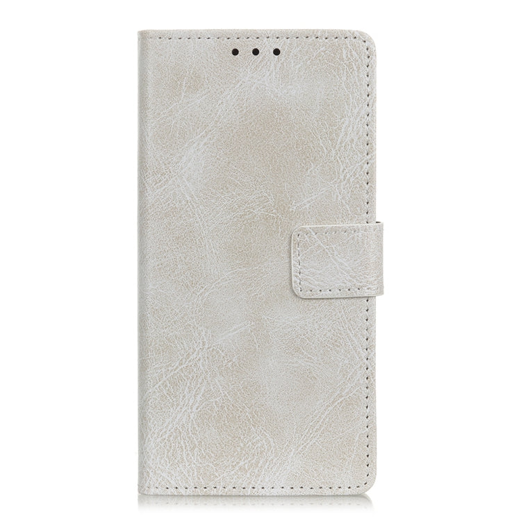 Retro Crazy Horse Texture Horizontal Flip Leather Case for Galaxy A60, with Holder & Card Slots & Wallet & Photo Frame