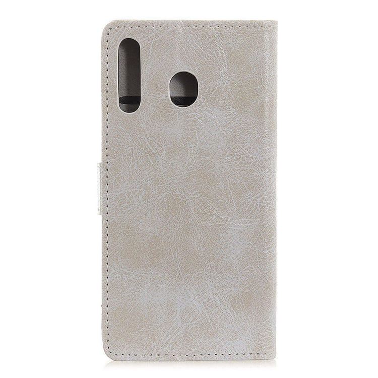 Retro Crazy Horse Texture Horizontal Flip Leather Case for Galaxy A60, with Holder & Card Slots & Wallet & Photo Frame