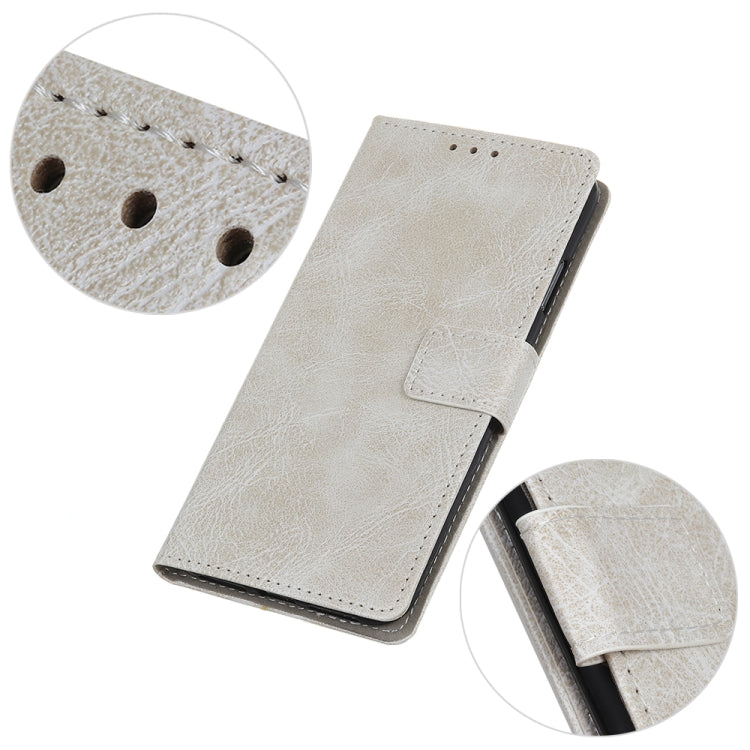 Retro Crazy Horse Texture Horizontal Flip Leather Case for Galaxy A60, with Holder & Card Slots & Wallet & Photo Frame