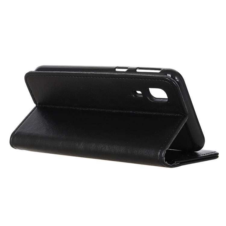 Magnetic Retro Crazy Horse Texture Horizontal Flip Leather Case for Galaxy A2 Core, with Holder & Card Slots & Wallet