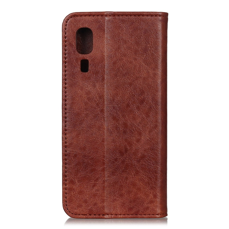 Magnetic Retro Crazy Horse Texture Horizontal Flip Leather Case for Galaxy A2 Core, with Holder & Card Slots & Wallet