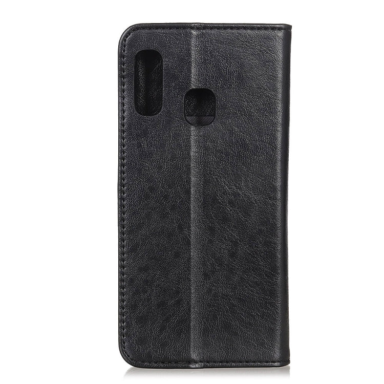 Magnetic Retro Crazy Horse Texture Horizontal Flip Leather Case for Galaxy A20e, with Holder & Card Slots & Wallet