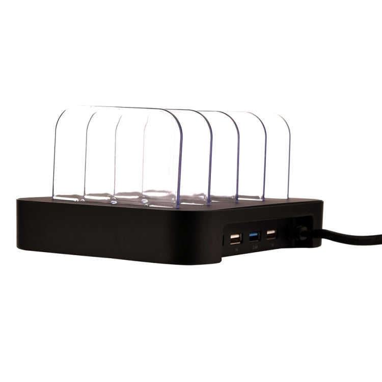 YM-UD01 24W Universal Detachable 4-Port USB Charging Dock Docking Station, For Phones & Tablets, US Plug, UK Plug, EU Plug, AU Plug