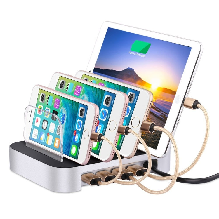 YM-UD01 24W Universal Detachable 4-Port USB Charging Dock Docking Station, For Phones & Tablets, US Plug, UK Plug, EU Plug, AU Plug