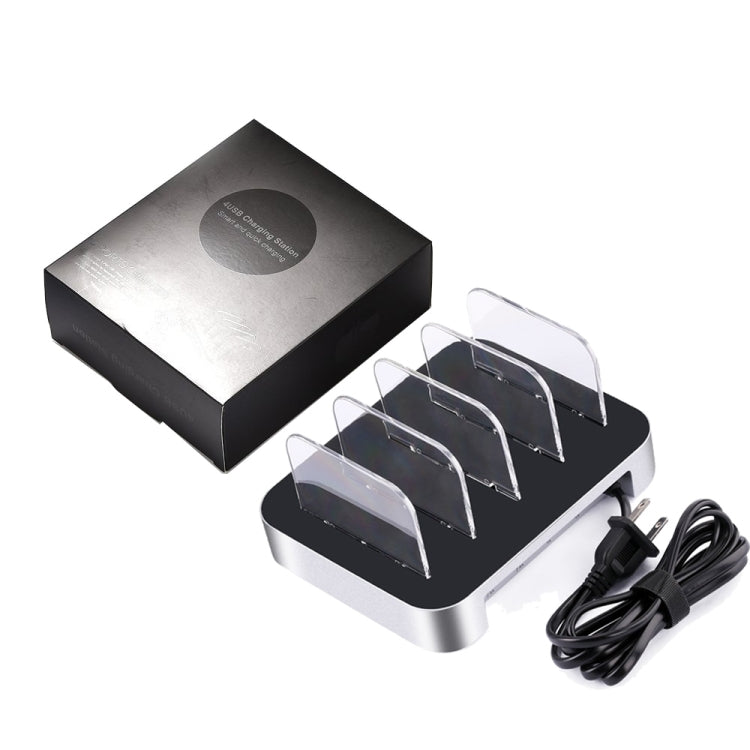 YM-UD01 24W Universal Detachable 4-Port USB Charging Dock Docking Station, For Phones & Tablets, US Plug, UK Plug, EU Plug, AU Plug