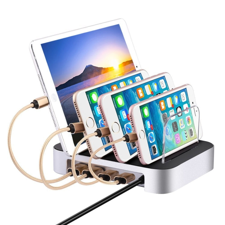 YM-UD01 24W Universal Detachable 4-Port USB Charging Dock Docking Station, For Phones & Tablets, US Plug, UK Plug, EU Plug, AU Plug