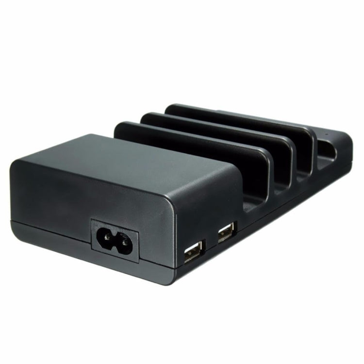 YM-UD04(5.1A) 4-Port USB Charging Dock Docking Station, For iPhone, iWatch, iPad, Galaxy, Tablets, US Plug, UK Plug, EU Plug, AU Plug(Black)